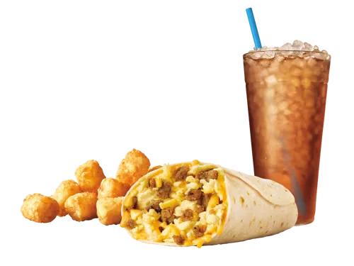 Sonic Menu with Prices 2026 18 Sausage Breakfast Burrito Combo