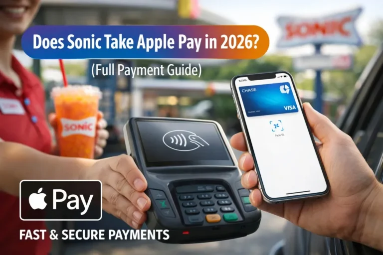 Does Sonic Take Apple Pay