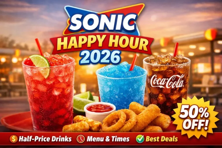 Sonic Happy Hour
