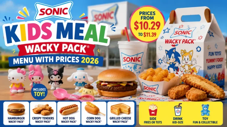 Sonic Kids Meal