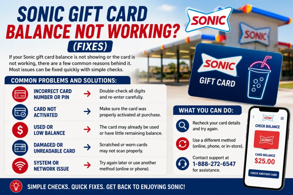 Sonic gift card troubleshooting guide

