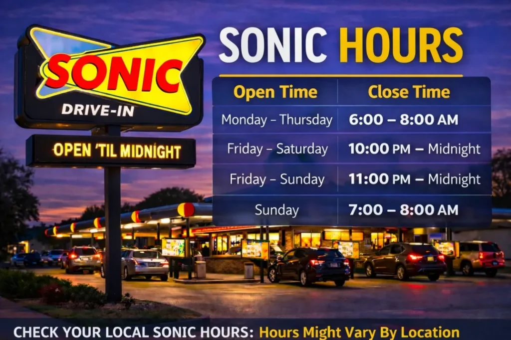 Sonic Hours 2026